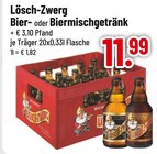 Lösch-Zwerg Bier- oder Biermischgetränk bei Trinkgut im Petershausen Prospekt für 11,99 €