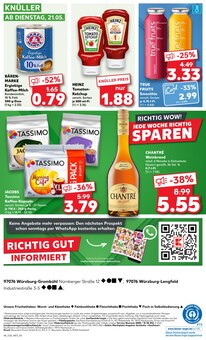 Weinbrand im Kaufland Prospekt "Aktuelle Angebote" mit 52 Seiten (Würzburg)