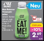 Trinkmahlzeiten Angebote von Max Balance bei Netto Marken-Discount Celle für 2,69 €