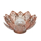 Botanic Saint-Ismier - Promo Lanterne solaire Lotus Damasque coloris marron effet blanc froid en métal Smartgarden - 11 x 28 x 28 Promo Lanterne solaire Lotus Damasque coloris marron effet blanc froid en métal Smartgarden - 11 x 28 x 28 à 9,99 € dans le catalogue Botanic à Saint-Ismier