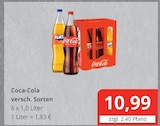 Aktuelles Coca-Cola Angebot bei Getränkefachmarkt Rausch in Gießen ab 10,99 €