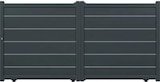 Portail coulissant aluminium gris anthracite "Aracaju" - L. 3,75 x H. 1,76 m en promo chez Brico Dépôt Reims à 1 299,00 €