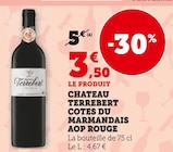 Cotes du Marmandais AOP rouge - CHATEAU TERREBERT en promo chez Super U Chelles à 3,50 €