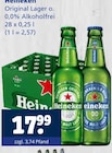Original Lager o. 0,0% Alkoholfrei bei Getränkewelt im Witten Prospekt für 17,99 €