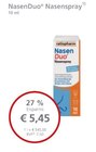 Aktuelle Nasenspray Angebote bei LINDA Premiumapotheke in Wolfsburg Aktuelles NasenDuo Nasenspray Angebot bei LINDA Premiumapotheke in Wolfsburg ab 5,45 €
