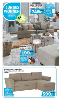 Ecksofa im Möbel Kraft Prospekt "BESTPREIS-AUSWAHL ZUM JUBILÄUM!" mit 16 Seiten (Hamburg)