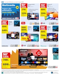 Offre TV Samsung dans le catalogue Carrefour du moment à la page 86