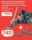 Bodenstaubsauger ohne Beutel BGS05BL1H Angebote von Bosch bei GLOBUS Weimar für 74,99 €