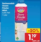 Unsere Frische Milch von Sachsenmilch im aktuellen Netto Marken-Discount Prospekt