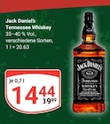 Aktuelles Tennessee Whiskey Angebot bei GLOBUS in Castrop-Rauxel ab 14,44 €