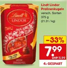 Lindor Pralinenkugeln im Angebot bei Netto Marken-Discount in Göppingen Lindor Pralinenkugeln Angebote von Lindt bei Netto Marken-Discount Göppingen für 7,99 €