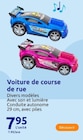 Voiture de course de rue en promo chez Action Villeneuve-d'Ascq à 7,95 €