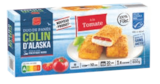 Duo de panés de colin d'Alaska à la tomate - Golden Seafood - Aldi Duo de panés de colin d'Alaska à la tomate - Golden Seafood à 4,29 € dans le catalogue Aldi