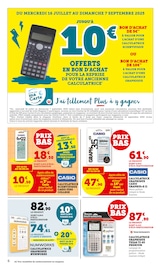 Calculatrice Angebote im Prospekt "La rentrée À PRIX BAS" von Super U auf Seite 6