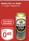 Pils Angebote von Meister bei GLOBUS Trier für 0,49 €