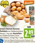 Zwiebeln im Angebot bei E center in Filderstadt Zwiebeln Angebote von Demeter bei E center Filderstadt für 2,49 €