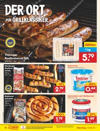 Netto Marken-Discount Thueringer Rostbratwurst im Prospekt Netto Marken-Discount Thueringer Rostbratwurst im Prospekt