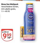 Sun Multipack im Angebot bei GLOBUS in Krefeld Sun Multipack Angebote von Nivea bei GLOBUS Krefeld für 9,99 €