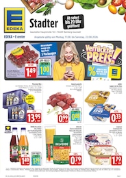 Supermarkt Prospekt von EDEKA in Oberhaid Aktueller EDEKA Supermarkt Prospekt für Oberhaid: Wir lieben Lebensmittel! mit 38} Seiten, 17.08.2026 - 22.08.2026