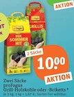 Grill-Holzkohle oder -Briketts Angebote von proFagus bei tegut Aschaffenburg für 10,00 €