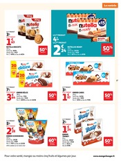 Promos Nutella dans le catalogue "LA RENTRÉE À PRIX K.O." de Auchan Hypermarché Nutella en promo dans le catalogue Auchan Hypermarché à la page 19