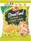 Chips Street Food Cheese Naan - Vico en promo à 1,29 € chez Aldi Chips Street Food Cheese Naan - Vico dans le catalogue Aldi