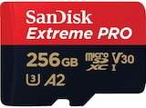 Extreme PRO® UHS-I, Micro-SDXC Speicherkarte, 256 GB, 200 MB/s von SANDISK für 33,99 € bei MediaMarkt Saturn im Angebot Extreme PRO® UHS-I, Micro-SDXC Speicherkarte, 256 GB, 200 MB/s von SANDISK im aktuellen MediaMarkt Saturn Prospekt