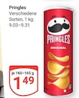 Pringles Angebote bei GLOBUS Oberhausen für 1,49 €