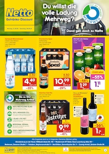 Bier im aktuellen Netto Marken-Discount Prospekt (Brandenburg (Havel)) Bier im Netto Marken-Discount Prospekt "DER ORT, AN DEM DU IMMER AUSGEZEICHNETE PREISE FINDEST." mit 2 Seiten (Brandenburg (Havel))
