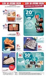 Poisson en promo dans le catalogue U Express à la page 7