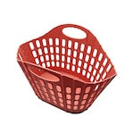 Panier à linge rétractable terracotta - CARREFOUR HOME en promo chez Carrefour Market Panier à linge rétractable terracotta - CARREFOUR HOME dans le catalogue Carrefour Market