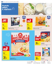 Offre Emmental râpé dans le catalogue Carrefour du moment à la page 14