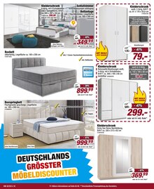 Boxspringbett im POCO Prospekt "Bis zu 70% gespart auf Gartenmöbel und Camping-Artikel" mit 24 Seiten (Berlin)
