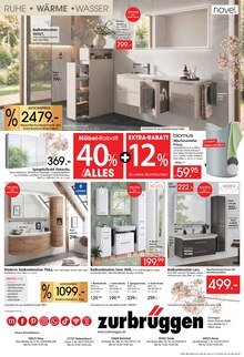 Bad-Spiegelschrank im Zurbrüggen Prospekt "Küchen für Ihr Zuhause" mit 18 Seiten (Bielefeld)