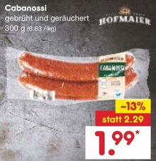 Cabanossi bei Netto Marken-Discount in Monheim Cabanossi im Angebot bei Netto Marken-Discount Monheim für 1,99 €