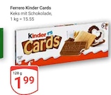 Kinder Cards im Angebot bei GLOBUS in Bad Homburg Kinder Cards Angebote von Ferrero bei GLOBUS Bad Homburg für 1,99 €