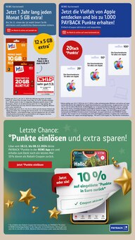 Smartphone im REWE Prospekt "Dein Markt" mit 28 Seiten (Moers)