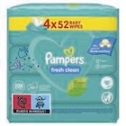 Lingettes bébé fresh clean - PAMPERS en promo chez Carrefour Montreuil à 4,29 €