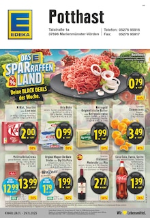 Aktueller EDEKA Prospekt "Aktuelle Angebote" Seite 1 von 24 Seiten für Marienmünster