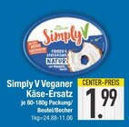 Veganer Käse-Ersatz im EDEKA Prospekt Veganer Käse-Ersatz von Simply V im aktuellen EDEKA Prospekt für 1,99 €