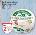 Ziegen-Camembert Angebote von Der Grüne Altenburger bei GLOBUS Duisburg für 2,99 €