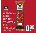 Mini Rispentomaten im Angebot bei EDEKA in Gladbeck Mini Rispentomaten Angebote von EDEKA bei EDEKA Gladbeck für 0,99 €