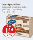 Spezialitäten im V-Markt Prospekt Spezialitäten von Wasa im aktuellen V-Markt Prospekt für 1,49 €