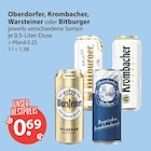 Krombacher im V-Markt Prospekt Oberdorfer im aktuellen V-Markt Prospekt für 0,69 €