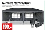 Aktuelle Pavillon Angebote bei Wreesmann in Cottbus Aktuelles FALTBARER PARTY-PAVILLON Angebot bei Wreesmann in Cottbus ab 199,00 €