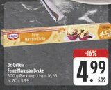Feine Marzipan Decke im Angebot bei E center in Hof Feine Marzipan Decke Angebote von Dr. Oetker bei E center Hof für 4,99 €