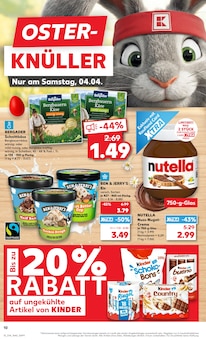 Nutella im Kaufland Prospekt "KNÜLLER" mit 68 Seiten (Neuwied)