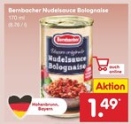 Nudelsauce Bolognaise im Netto Marken-Discount Prospekt Nudelsauce Bolognaise von Bernbacher im aktuellen Netto Marken-Discount Prospekt für 1,49 €