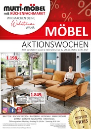 Multi Möbel Prospekt für Neuruppin mit 10 Seiten Multi Möbel Prospekt für Neuruppin: "AKTIONSWOCHEN", 10 Seiten, 27.11.2022 - 31.12.2022