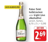 Aktuelles Faber Sekt halbtrocken Angebot bei Marktkauf in Reutlingen ab 2,69 €